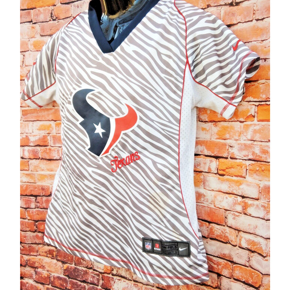 JJ WATT 99 Houston Texans Women Zebra"Stitched NFL Football Jersey Medium Nike - Picture 6 of 8